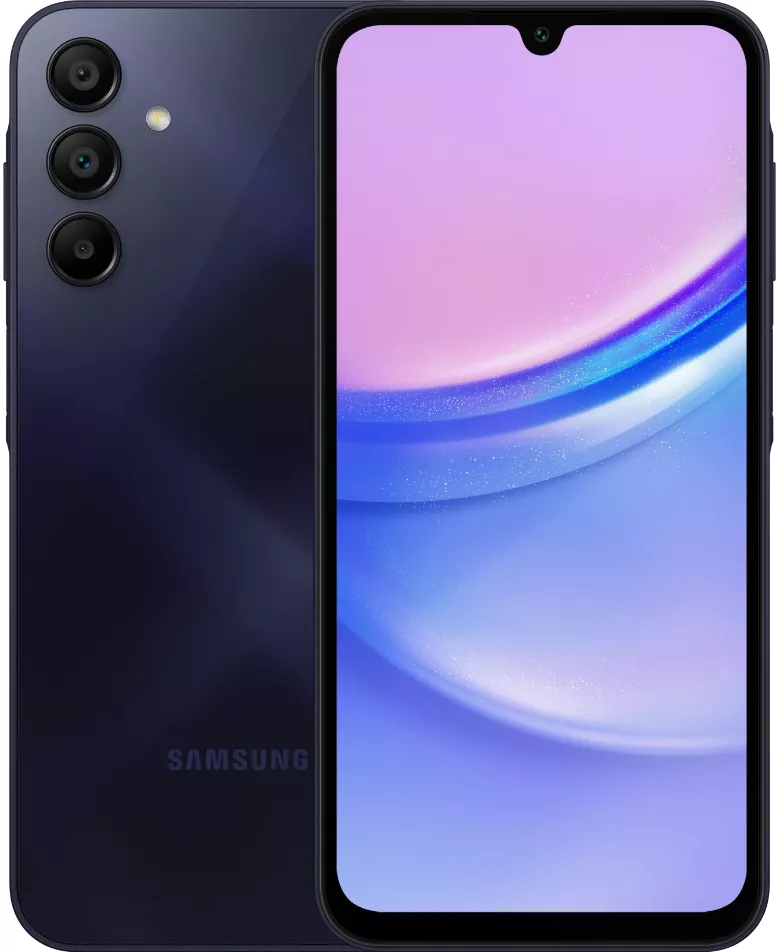 Смартфон Samsung Galaxy A15 4G 6/128 ГБ, темно-синий